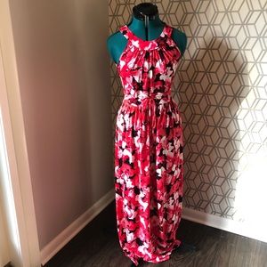 Calvin Klein floral maxi dress